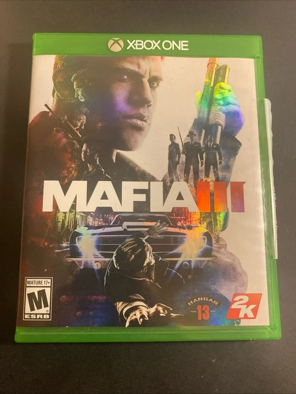 Mafia III Microsoft Xbox One Disc w Case Video Game Tested